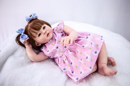 Imagem de Bebê Reborn Menina  Realista Princesa Luxo Realista