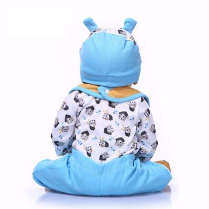 Imagem de Bebe Reborn Menino 100 Silicone 57 Cm  Bento