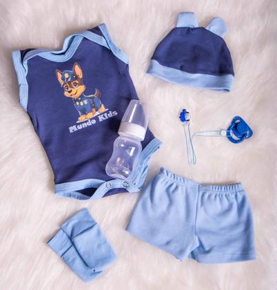 Imagem de Bebê Reborn Menino Davi Policial Corpo de Silicone - Mundo Kids
