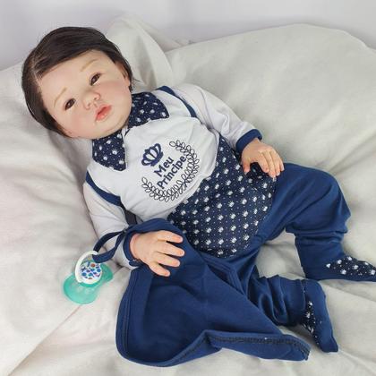 Imagem de Bebê Reborn Menino Muito Realista + Enxoval