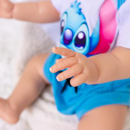 Imagem de Bebê Reborn Menino Realista Original Articulado Corpo de Silicone Com Bolsa Maternidade