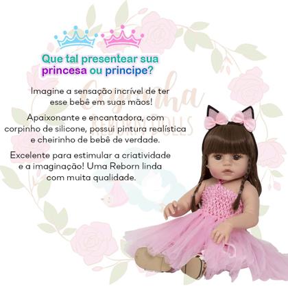 Imagem de Bebe Reborn Realista Bailarina Que Fala 30 frases Chora Envio Imediato