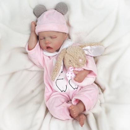 Imagem de Bebê Reborn Realista Brastoy Boneca ou Boneco Silicone Kit Conjunto de Roupa Chupeta Mamadeira e Pelúcia Original Completo