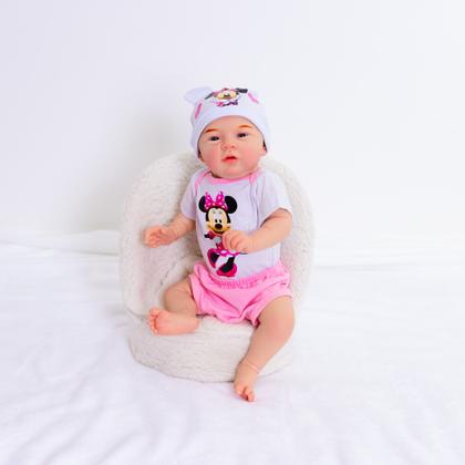 Imagem de Bebe Reborn Realista Menina Silicone Pode Dar Banho Envio Imediato