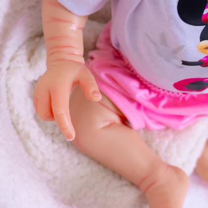 Imagem de Bebe Reborn Realista Menina Silicone Pode Dar Banho Envio Imediato