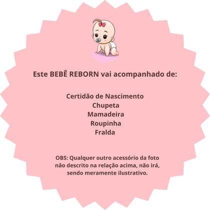 Imagem de Bebe Reborn Realista Menina Silicone Pode Dar Banho Envio Imediato