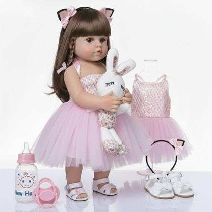 Imagem de Bebe Reborn Realista Menina Unicórnio New Happy