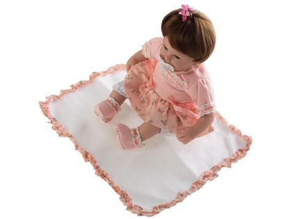 Bebê Reborn Sweet Laura Baby 40cm com Acessórios Boneca Reborn