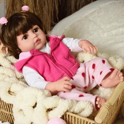 Imagem de Bebê Sweetie Reborn (R) Silicone-doll 48cm