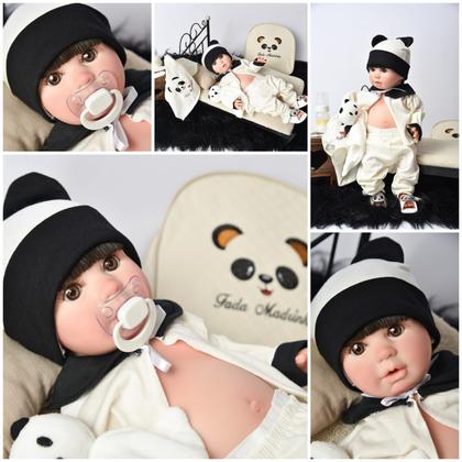 Imagem de Bebe Zuri Menino Pagao Panda Realeza Fada Madrinha