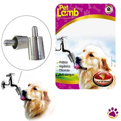 Imagem de Bebedouro Adaptador Automático Para Torneira - Lambe-Lambe - Cachorros e Gatos - Furacão Pet