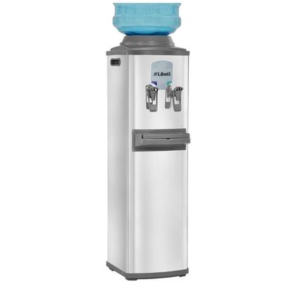 Imagem de Bebedouro Água Gelada Coluna Motor Compressor Inox Com Furador Galão Libell