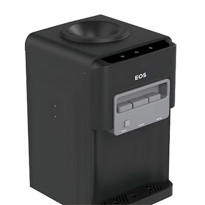 Imagem de Bebedouro Agua Quente Natural E Gelada Eletrônico Preto Galão Mineralle EBE06QP 220V