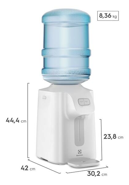Imagem de Bebedouro Compressor Gelada Natural Branco 127v - Electrolux Branco 127v