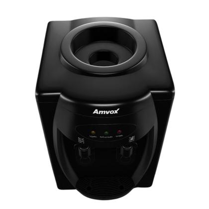 Imagem de Bebedouro de Água De Mesa Com Duas Torneiras Amvox Abb 510 Com Compressor 1.6L