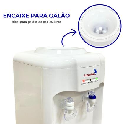 Imagem de Bebedouro De Água Refrigerado Porta Galão 10L e 20L Importway