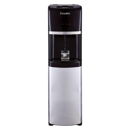 Imagem de Bebedouro de Coluna Esmaltec Gelágua EGCQF HE Compartimento de garrafão interno Inox 127v