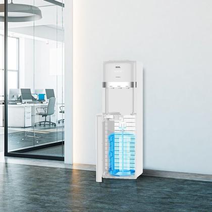 Imagem de Bebedouro de Coluna para Garrafão Inferior EOS Mineralle com Compressor Branco EBC02BC 220V