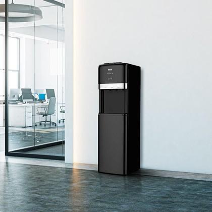 Imagem de Bebedouro de Coluna para Garrafão Inferior EOS Mineralle com Compressor Preto EBC02CP 220V