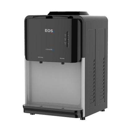 Imagem de Bebedouro de Mesa para Garrafão EOS Mineralle Compacto com Compressor Preto EBC03P 110V