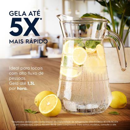 Imagem de Bebedouro Electrolux Água Gelada. Fria e Natural com Compressor Cinza (BC01X)