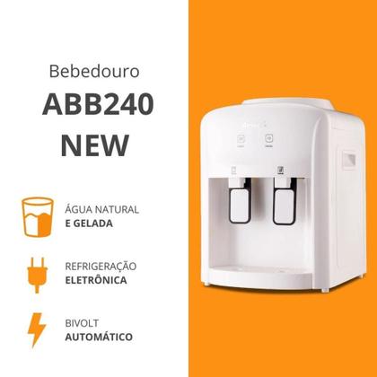 Imagem de Bebedouro Elétrico Amvox ABB240 New Bivolt Branco