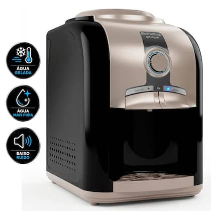 Bebedouro Esmaltec EGM30 Mesa Compressor Água Gelada Mix