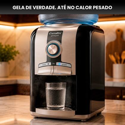 Imagem de Bebedouro Esmaltec EGM30 Mesa Compressor Água Gelada Mix