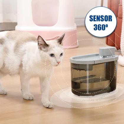 Bebedouro Fonte de Água Elevado Automático Com Filtro Para Pet Cachorro Gato Sem Fio - 0 Imagem de Bebedouro Fonte de Água Elevado Automático Com Filtro Para Pet Cachorro Gato Sem Fio