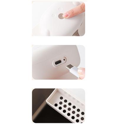 Imagem de Bebedouro Fonte de Agua Gato Cao Pet Cachorro Felino Animal de Estimaçao 2 Modos Sensor Presença Luz UV Silencioso USB Bateria Recarregavel Automatico