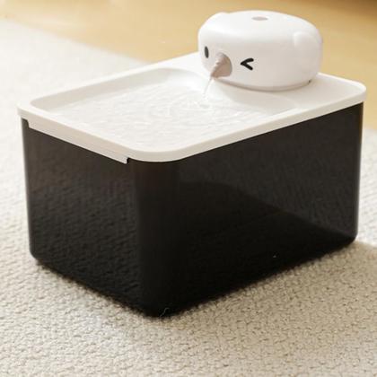 Imagem de Bebedouro Fonte de Agua Gato Cao Pet Cachorro Felino Animal de Estimaçao 2 Modos Sensor Presença Luz UV Silencioso USB Bateria Recarregavel Automatico