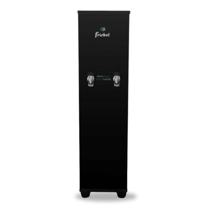 Imagem de Bebedouro Industrial Coluna Frisbel 25 Litros 1 Torneira Gelada e 1 Natural Black - 110V