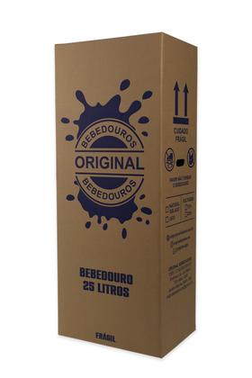 Imagem de Bebedouro Industrial Inox 25 Litros com Filtro Grátis  2 Torneiras Água Gelada 220V