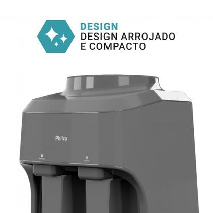 Imagem de Bebedouro Mesa Agua Natural E Gelada Bivolt Pbe15C Philco