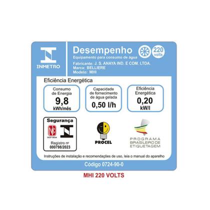 Imagem de Bebedouro Mesa Belliere MHI Grafite 220v