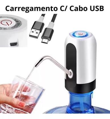 Imagem de Bebedouro Moderno com Bomba Elétrica Recarregável de Alta Potência