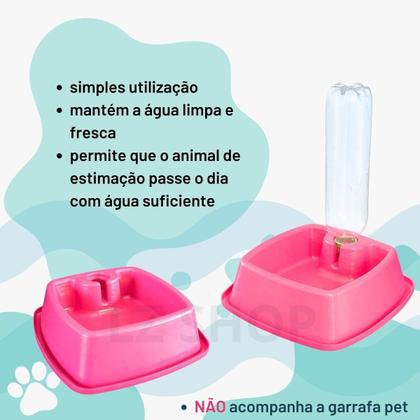 Imagem de Bebedouro Para Caes Automatico Garrafa Pet Cachorro Gato 450ml e 900ml