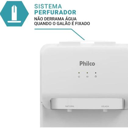 Imagem de Bebedouro Philco 20 Litros PBE11 Água Natural e Gelada