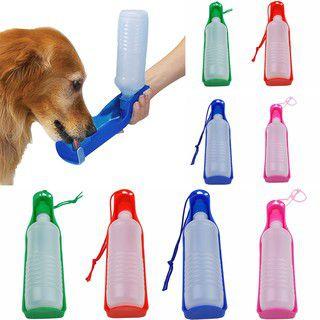 Imagem de Bebedouro Portátil Viagem Pet Cães E Gatos Garrafa - 250ml - WT49-1