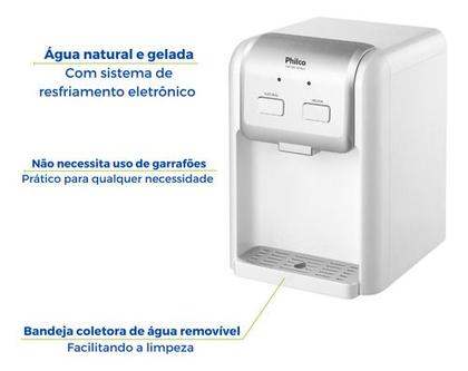 Imagem de Bebedouro Purificador De Agua Gelada Fria Natural Eletrônico Bivolt Philco