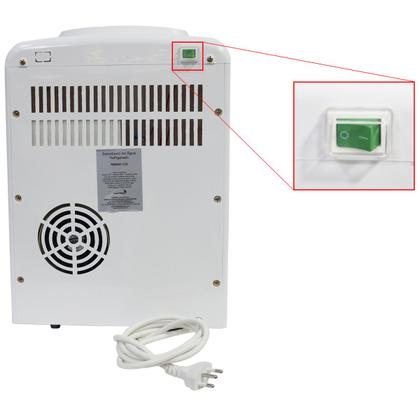 Imagem de Bebedouro Refrigerado Água Gelada Natural Galão Garrafão Mesa Eletrônico Branco 110V Importway Iwbar