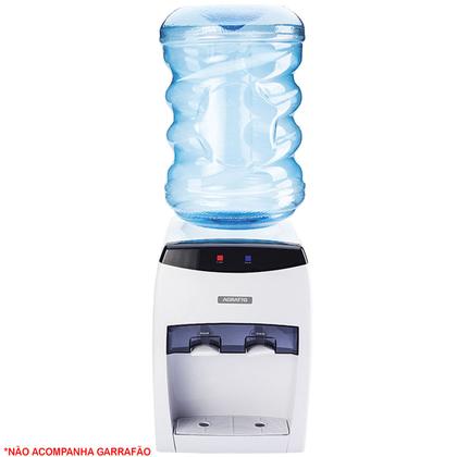 Imagem de Bebedouro Refrigerado Eletrônico Bivolt Água Gelada Natural Garrafão Galão Branco Agratto