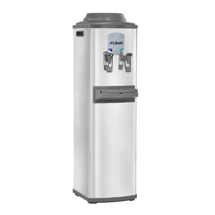 Imagem de Bebedouro Refrigerado Motor Compressor Coluna Aço Inox Garrafão Libell