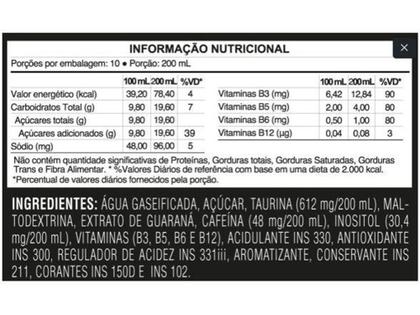 Imagem de Bebida Energética Baly Energy Drink Tropical Frutas Tropicais 2L