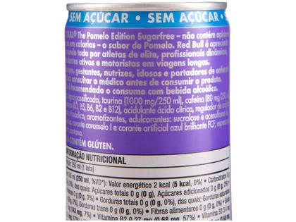 Imagem de Bebida Energética Red Bull Energy Drink Edition Sugarfree Pomelo Zero Açucar 250ml 4 Unidades