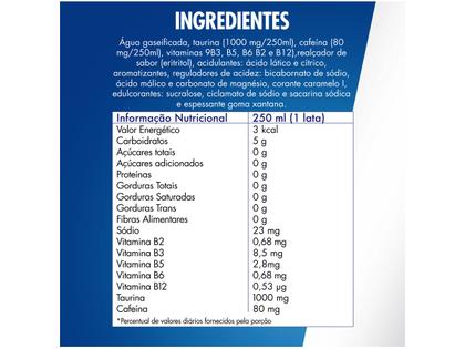 Imagem de Bebida Energética Red Bull Zero 250ml 4 Unidades