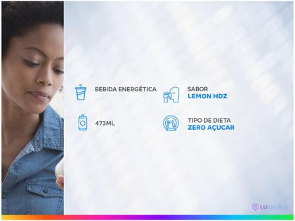 Imagem de Bebida Energética Reign Lemon Hdz  - Zero Açúcar 473ml
