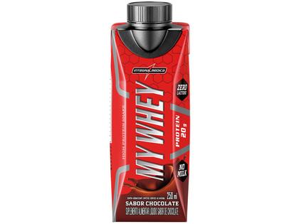 Imagem de Bebida Láctea com 19g de Proteína Integralmedica My Whey Chocolate 250ml 6 Unidades