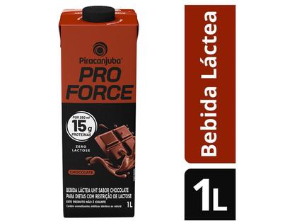 Imagem de Bebida Láctea Pro Force Sabor Chocolate 15g de Proteína 1L Piracanjuba