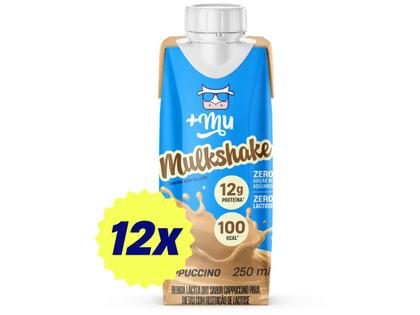 Imagem de Bebida Láctea UHT com 12g de Proteínas +Mu Cappuccino sem Lactose 250ml 12 Unidades